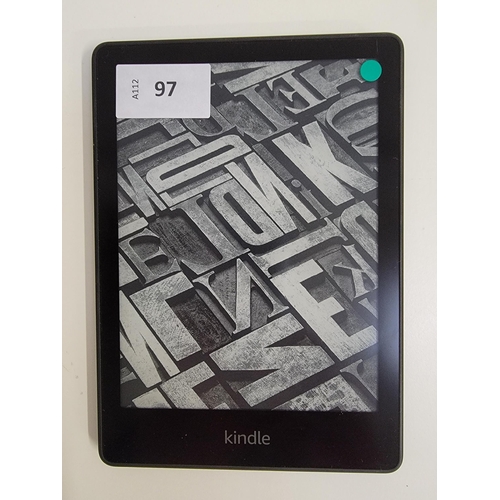 97 - AMAZON KINDLE PAPERWHITE 5
serial number G001 PX11 1347 0ATL
Note: It is the buyer's responsibility ... 