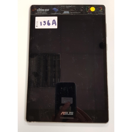 136A - ASUS ZENPAD 8.0
model: P01MA, Google Account Locked, Note: It is the buyer's responsibility to make ... 