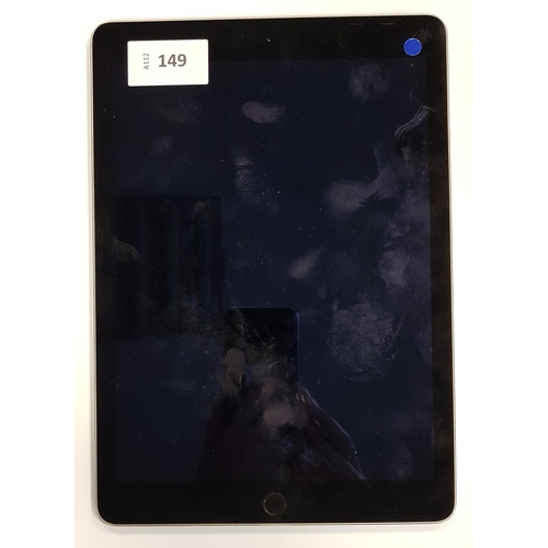 149 - APPLE IPAD AIR 2 - A1566 - WIFI
serial number DMPQNU6CG5VW. Apple account locked. 
Note: It is the b... 