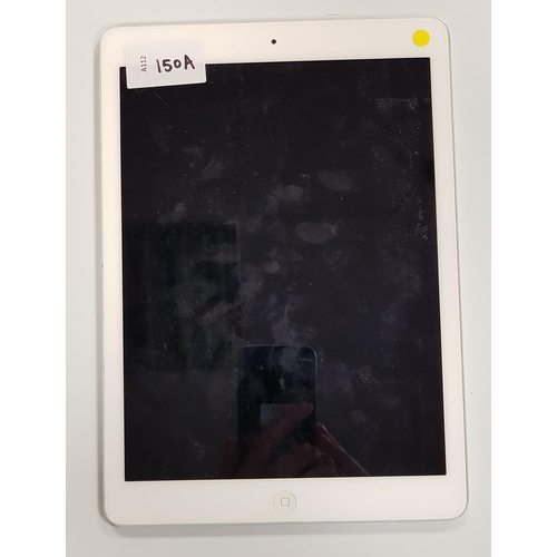 150A - APPLE IPAD AIR (WIFI) A1474
serial number: DMPLTJM1FK15, Apple Account locked, Note: It is the buyer... 