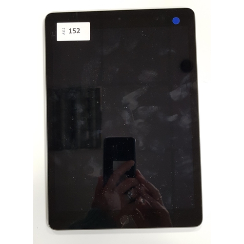 152 - APPLE IPAD 9th GENERATION - A2602 - WIFI 
serial number XYPJ934VD6. Apple account locked. 
Note: It ... 