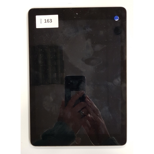 163 - APPLE IPAD 6th GENERATION - A1893 - WIFI  
serial number F9GX20CMJF8J. Apple account locked. 
Note: ... 