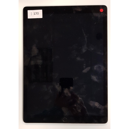 170 - APPLE IPAD PRO 12.9 INCH - A1584 - WIFI  
serial number DLXQT7ECGMLD. Apple account locked. 
Note: I... 