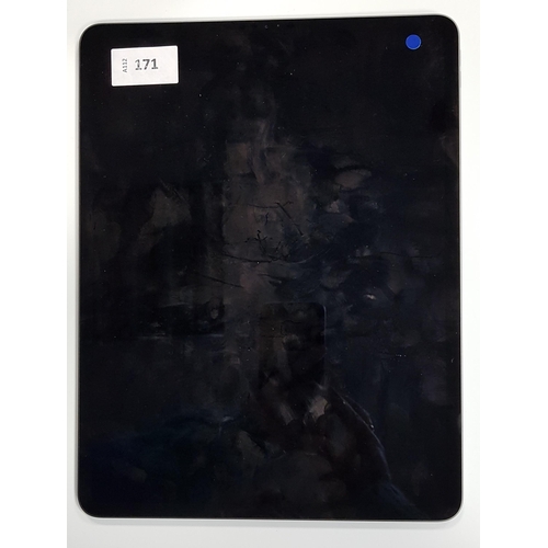 171 - APPLE IPAD PRO 12.9 INCH (3rd GENERATION) - A1876 - WIFI  
serial number F8QCG01VK7M9. Apple account... 