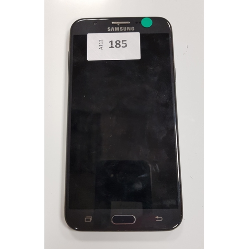 185 - SAMSUNG GALAXY J7
model SM-J727U; IMEI 357162086073910; S/N R28K625Q58E; Google Account Locked.
Note... 