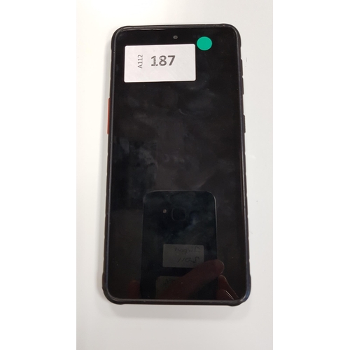 187 - SAMSUNG GALAXY X COVER 5
model SM-G525F/DS; IMEI 351921588968315; S/N R58RB121HNM; Google Account Lo... 