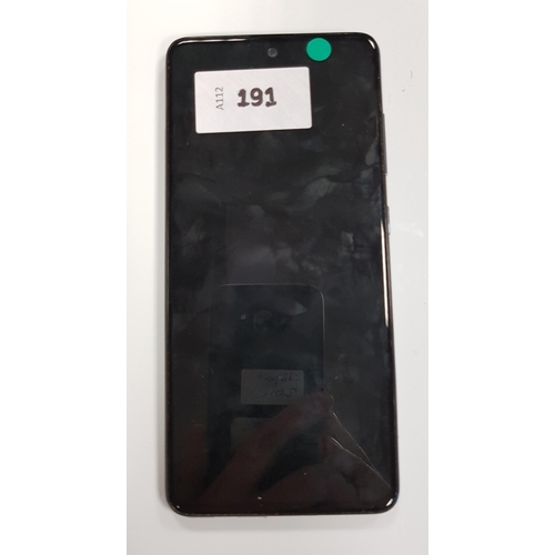 191 - SAMSUNG GALAXY A51
model SM-A515F/DS; IMEI 353194568872661; Google Account Locked.
Note: It is the b... 