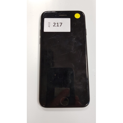 217 - APPLE IPHONE 7
IMEI 356559082252037. NOT Apple Account locked. 
Note: It is the buyer's responsibili... 