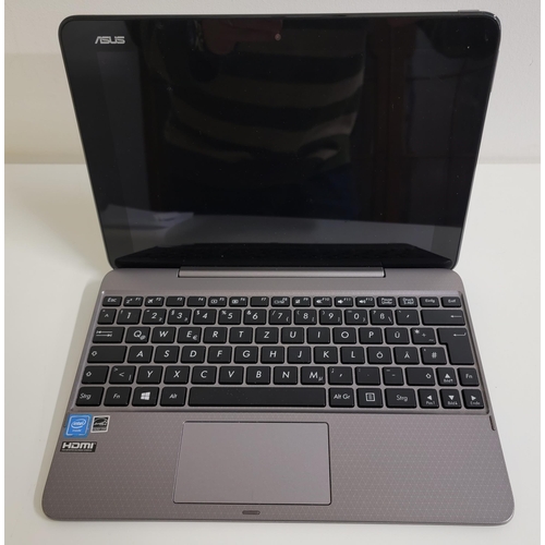 223 - ASUS TABLET
model T101H; with mobile dock keyboard; Wiped.
Note: It is the buyer's responsibility to... 