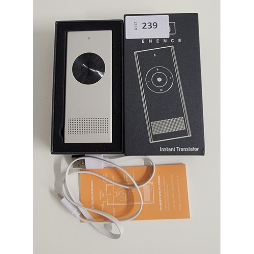 239 - ENENCE INSTANT TRANSLATOR
in box