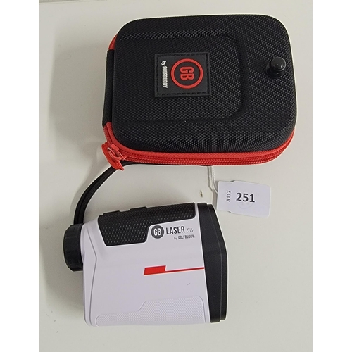 251 - GOLF BUDDY LASER LITE
in protective case