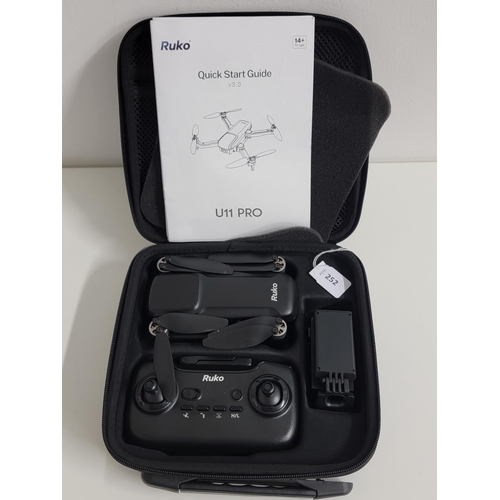 252 - RUKO U11 PRO DRONE 
in protective case