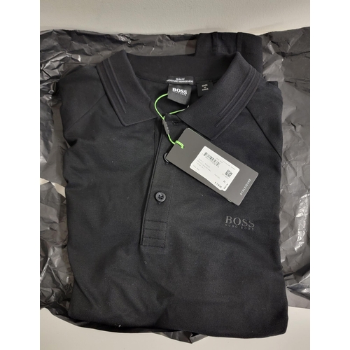 277 - NEW HUGO BOSS BLACK POLO-SHIRT
size XL, with tag and bag