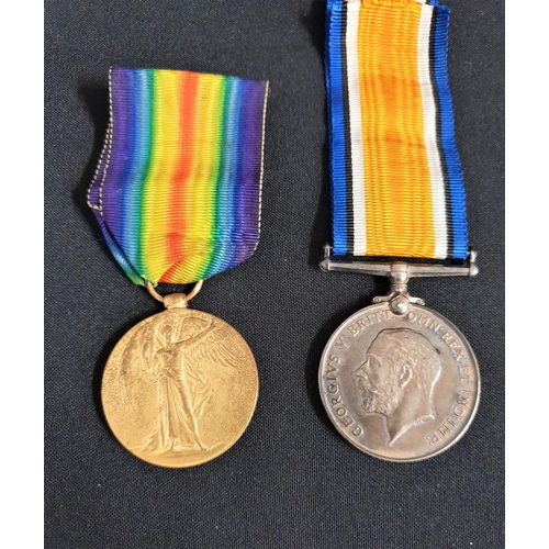 390 - WWI SERVICE MEDAL
with ribbon, named to 32321 Pte.P.Hasson. R.S.Fus, together with a George V Britis... 