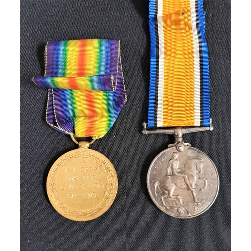 390 - WWI SERVICE MEDAL
with ribbon, named to 32321 Pte.P.Hasson. R.S.Fus, together with a George V Britis... 