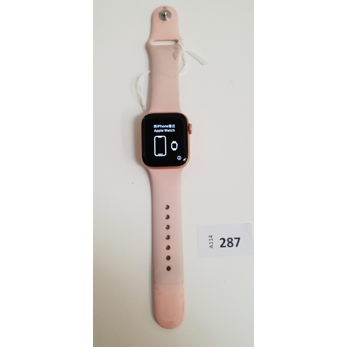 APPLE WATCH SE
40mm, model A2351, serial number H4HFL9ZNQ07T, Apple Account locked.
Note: It is the buyer's responsibility to make all necessary checks prior to bidding to establish if the device is blacklisted/ blocked/ reported lost. Any checks made by Mulberry Bank Auctions will be detailed in the description. Please Note - No refunds will be given if a unit is sold and is subsequently discovered to be blacklisted or blocked etc.