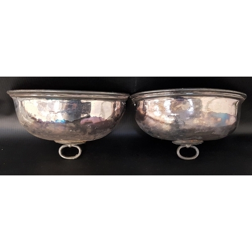 182 - SILVER PLATED MEAT COVER
now cut in half and used as a pair of ornamental and decorative wall mounte... 