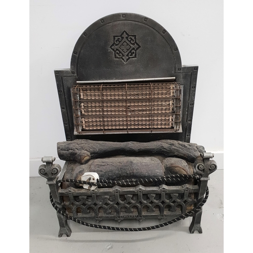 300 - BELLING ELECTRIC FIRE
with a shaped raised back above the heating elements, with log effect below, 6... 