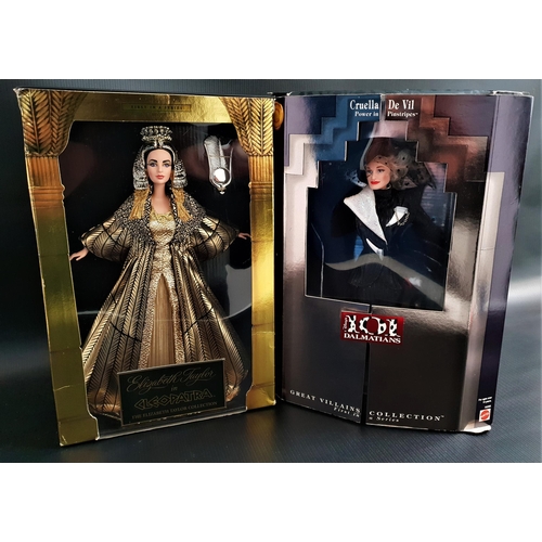 402 - ELIZABETH TAYLOR DOLL
as Cleopatra, together with Glenn Close doll as Cruella De Vil from 101 Dalmat... 