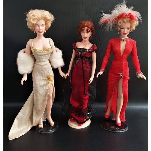 405 - TITANIC FIGURE
of 'Rose', together with two Franklin Mint figures of Marilyn Munroe, one from the fi... 