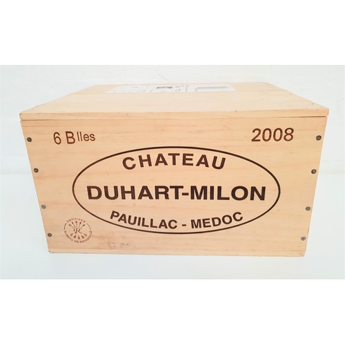 437 - CHATEAU DUHART-MILON PAUILLAC 2008
6 bottles, Grande Cru Classe, Domaines Barons de Rothschild (Lafi... 