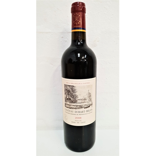 437 - CHATEAU DUHART-MILON PAUILLAC 2008
6 bottles, Grande Cru Classe, Domaines Barons de Rothschild (Lafi... 