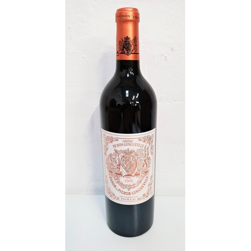 442 - CHATEAU PICHON-LONGUEVILLE PAUILLAC 2005
12 bottles, Cru Classe, in original wooden case, 75cl and 1... 