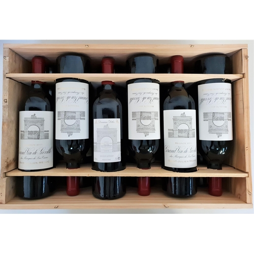 450 - GRAND VIN DE LEOVILLE DU MARQUIS DE LAS CASES SAINT-JULIEN-MEDOC 2011
12 bottles, in original wooden... 