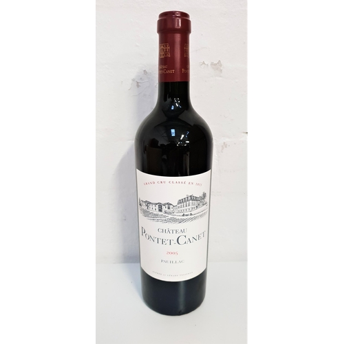 451 - CHATEAU PONET-CANET PAUILLAC 2005
6 bottles, Grande Cru Classe, in original wooden case, 75cl and 13... 