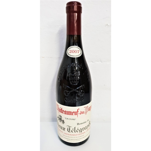 453 - CHATEAUNEUF-DU-PAPE 'LA CRAU' 2007
6 bottles, Domaine du Vieux Telegraph, in original wooden case, 7... 