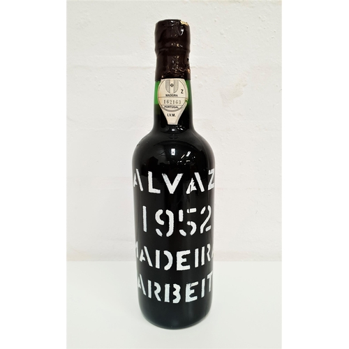 459 - MALVAZIA 1952 MADEIRA BARBEITO
no strength or capacity statements. Level low neck, 1 bottle