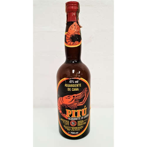 463 - PITU AGUARDENTE DE CANA/ AQUAVITE DI CANNA
A rare example of the very first bottle exported to Europ... 