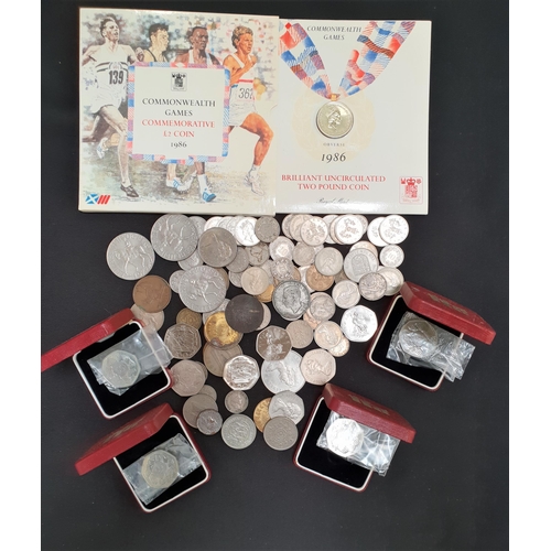 414 - SELECTION OF WORLD COINS
including three Belgium 5 Franc from 1963, 1967 and 1972, 1 Franc from 1962... 