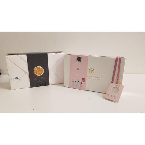 212 - TWO RITUALS GIFT SETS 
comprising The Ritual of Sakura including shower foam, body cream, shower scr... 