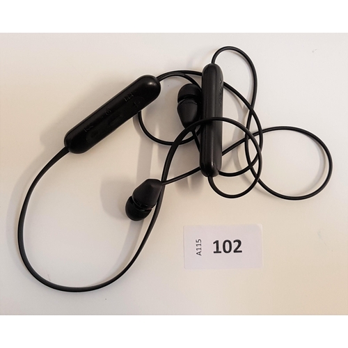 102 - PAIR OF SONY WIRELESS IN-EAR HEADPHONES
model WI-C200