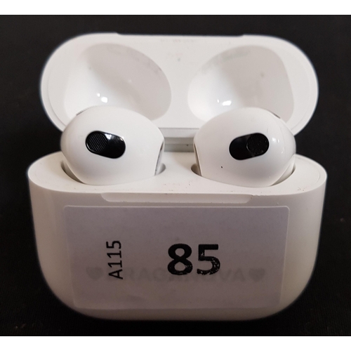 85 - APPLE AIRPODS 3RD GENERATION
in MagSafe Charging case with personalisation 'DRAGANOVA'