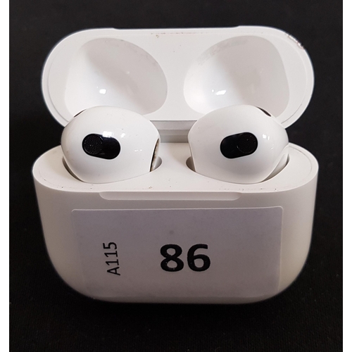 86 - APPLE AIRPODS 3RD GENERATION
in MagSafe Charging case