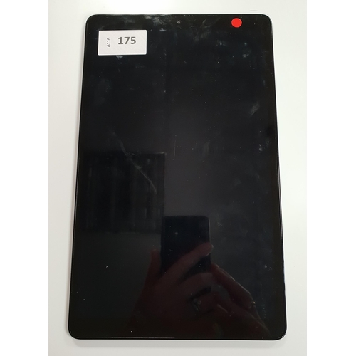 175 - SAMSUNG GALAXY TAB A 
Model: SM-T510.  Serial number R52MB0P6NBE. Google Account Locked. 
Note: pepp... 