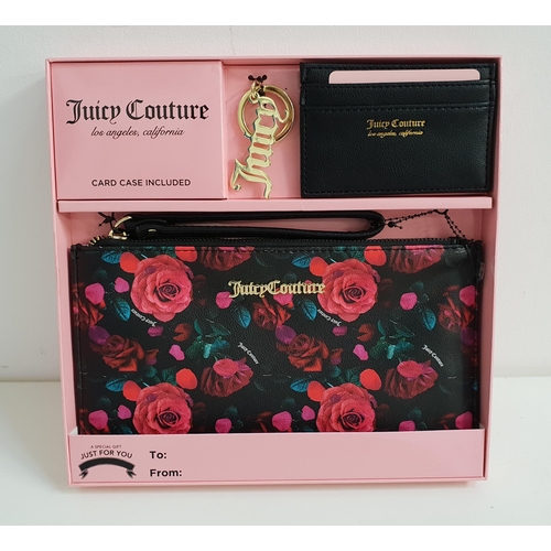 235 - NEW JUICY COUTURE GIFT SET 
comprising a keyring, card case and purse