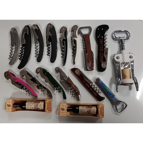 260 - SEVENTEEN BOTTLE OPENERS
of various sizes and designs