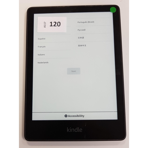 120 - AMAZON KINDLE PAPERWHITE 5
serial number G001 PX11 2083 0GH9
Note: It is the buyer's responsibility ... 