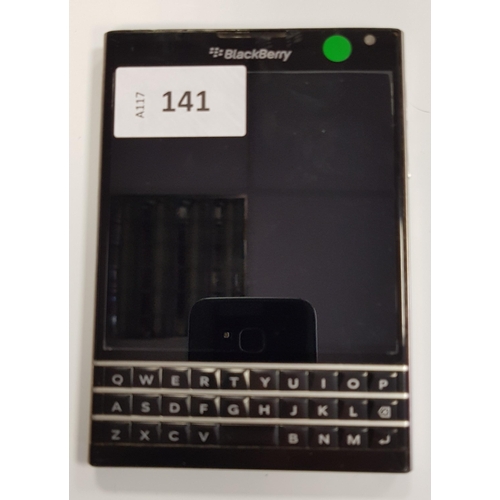 141 - BLACKBERRY PASSPORT MOBILE PHONE
IMEI - 351052862102366
Note: It is the buyer's responsibility to ma... 