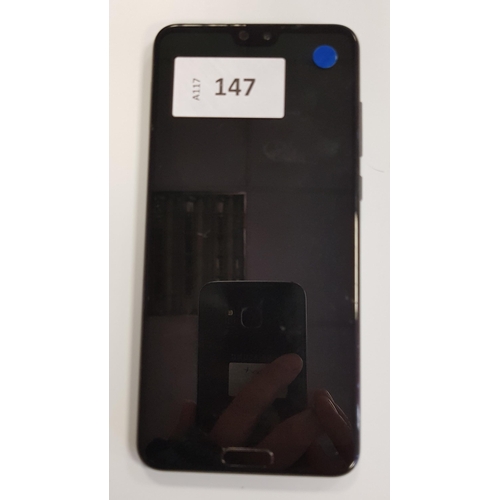 147 - HUAWEI P20 MOBILE PHONE
model CLT-L29, IMEI not accessible, Google account locked
Note: It is the bu... 