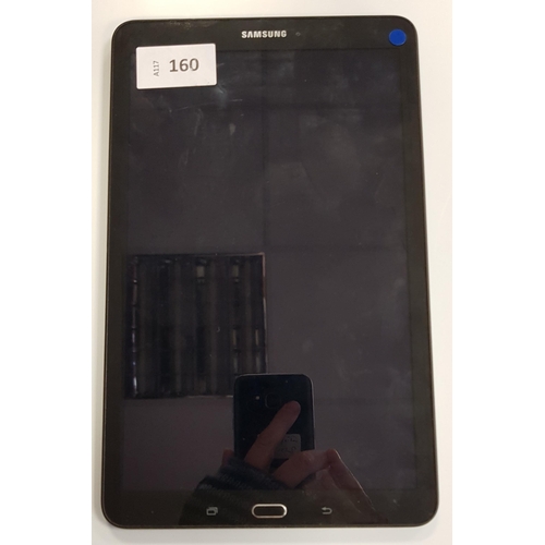 160 - SAMSUNG GALAXY TAB E 
model SM-T560; serial number R52K40VYPEZ; NOT Google Account locked.
Note: It ... 