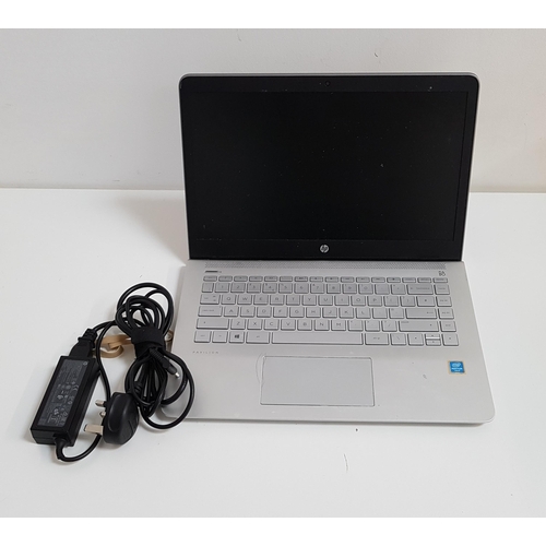 137 - HP PAVILION LAPTOP
model 14-bk063sa; serial number 5CD8113Y3W; Intel Pentium Gold; wiped; with charg... 