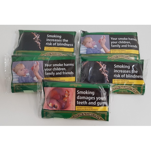 216 - 5x 50g POUCHES OF GOLDEN VIRGINIA TOBACCO
Note: You must be over the age of 18 to bid on this lot.