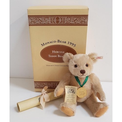 343 - STEIFF HERCULE TEDDY BEAR 28 1995
made exclusively for the World Association of Children's Friends, ... 