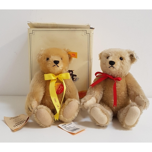 362 - STEIFF 1993 I.L.T.B.C CLASSIC TEDDY BEAR 
in blond mohair, with yellow neck ribbon, limited edition ... 