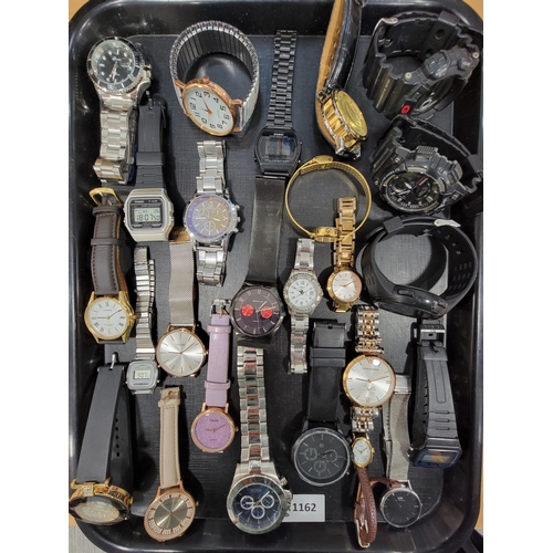 160 - SELECTION OF LADIES AND GENTLEMEN'S WRISTWATCHES
including G-Shock, DKNY, Sekonda, Casio, Emporio Ar... 