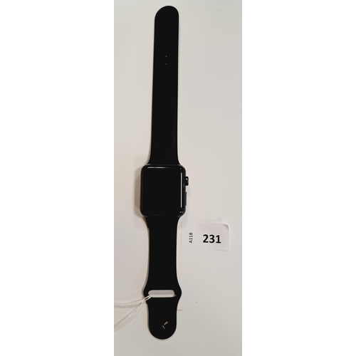 231 - APPLE WATCH SERIES 5
42mm case; model A1859; S/N GJ9FR5U2J5X4; Apple Account Locked 
Note: It is the... 